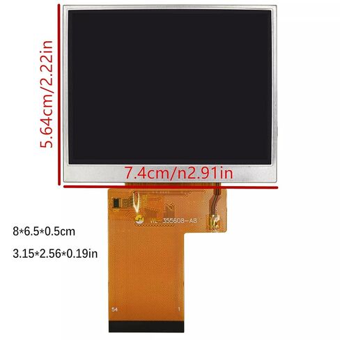 DBEIXIWEI 3.5 inch LCD Display Screen Panel Accessories For Anbernic RG35XX Game Console in Saudi Arabia