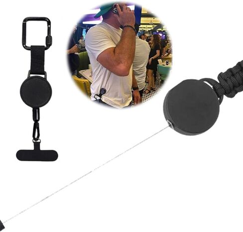 Retractable Phone Tether Portable Anti-Theft Cellphone Straps Prevent Drops Phone Lanyards For Women Men in Saudi Arabia