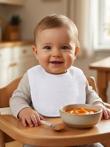 6 Pack Large Cotton Waterproof Baby Toddler Bibs for Drooling Teething Eating Girls Boys 3-24 M in Saudi Arabia