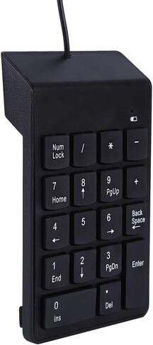 Dan&Dre Deic Numeric 17×10×4 USB لوحة مفاتيح رقمية لوحة مفاتيح صغيرة Numpad 18 مفتاح لوحة مفاتيح كمبيوتر محمول سطح المكتب PC Pro NumerUSB Mini Numpad 18 مفتاح لوحة مفاتيح in Kuwait