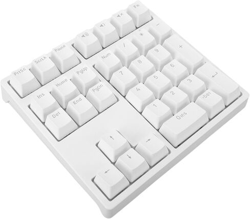 Diyeeni Mechanical Number Pad, Hot Swappable Numpad Wired USB Numeric Keypad with RGB Backlit 34 Key Numpad, Mechanical USB Wired Numeric Keypad for Laptop Desktop (White) in Saudi Arabia