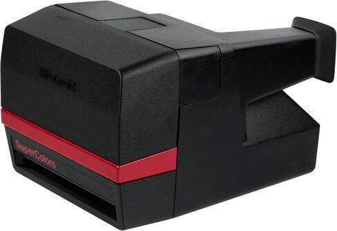 Polaroid Supercolor Red Instant Film Camera – Vintage Polaroid 600 Camera – Bright Red Design – Uses Polaroid 600 Film – Refurbished & Tested (Renewed) in Saudi Arabia