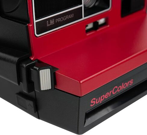 Polaroid Supercolor Red Instant Film Camera – Vintage Polaroid 600 Camera – Bright Red Design – Uses Polaroid 600 Film – Refurbished & Tested (Renewed) in Saudi Arabia