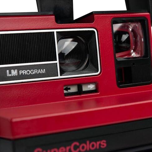 Polaroid Supercolor Red Instant Film Camera – Vintage Polaroid 600 Camera – Bright Red Design – Uses Polaroid 600 Film – Refurbished & Tested (Renewed) in Saudi Arabia