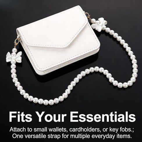 Beaded Phone Strap - Sparkling Long Phone Lanyard with Adjustable Length, Durable Beads for Women, Phone Grip & Protection in Saudi Arabia