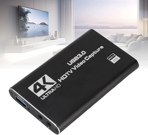 Fabater Video Capture Card, 4K HDMI USB 3.0 Capture Card for Streaming & Gaming, 1080P 60FPS HD, 5 Ports and Loop Out, Compatible with Wins 7 8 10, OS X, Linux, Android in Saudi Arabia
