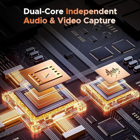 بطاقة التقاط فيديو Yunseity 4K HDMI، 1080P 60 هرتز USB 3.0 بطاقة التقاط بدون زمن الوصول لعبة فيديو صوتية مع مدخل ميكروفون 3.5 مم للبث، لوحدات تحكم الألعاب وأجهزة الكمبيوتر in Saudi Arabia
