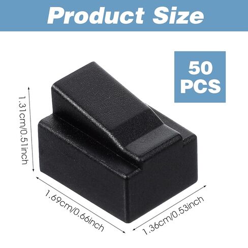 50 Pack RJ45 Connectors Dust Cover Protector, Ethernet Cable Plug Protective Case Cap, RJ45 Dust Cover, Ethernet Port Covers for Patch Panel, Network Switches, Routers, Server Racks, Computers in Saudi Arabia