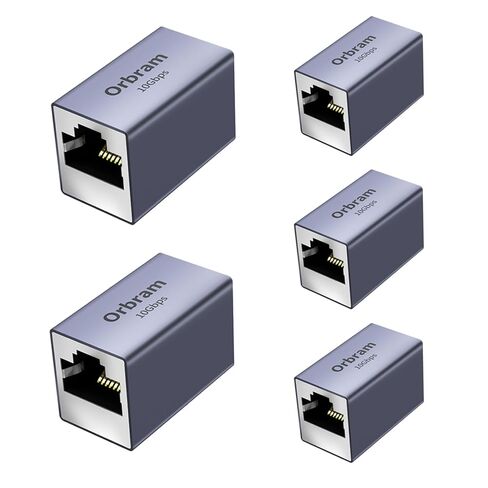 حزمة كابل إيثرنت Orbram Cat 8 بطول 10 أقدام من النايلون مع وصلة موسع إيثرنت 5 عبوات بسرعة 10 جيجابت في الثانية in Kuwait
