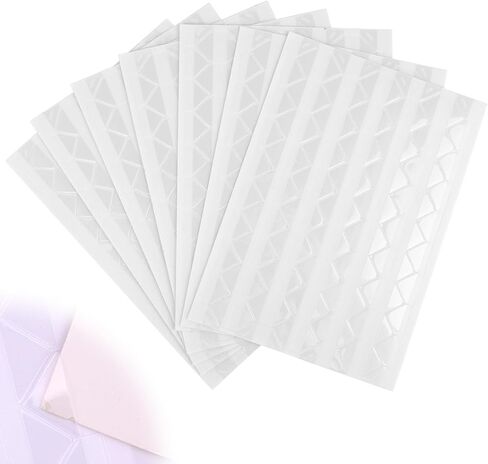 1020pcs/10 Sheets Self-Adhesive Photo Corners, Clear Safe Mounting Picture Edge Stickers for Scrapbooks Journals Family Albums in Saudi Arabia