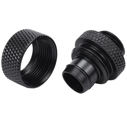 مجموعة تبريد المياه Dracaena - 6x G1/4" خيط إلى 3/8" ID، تركيبات ضغط 1/2" OD، أسود + 4 متر/ 157.5 بوصة أنبوب ناعم، شفاف in Kuwait