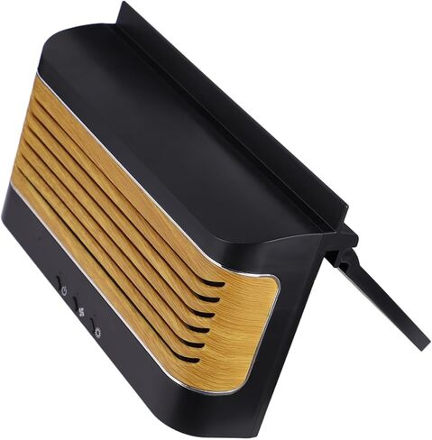 Gatuida 1 قطعة مروحة عادم السيارة بالطاقة الشمسية USB شحن مروحة تهوية تبريد للمركبات تصميم مدمج لتدفق الهواء منخفض الضوضاء اللون الأسود in Saudi Arabia