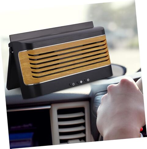 Gatuida 1 قطعة مروحة عادم السيارة بالطاقة الشمسية USB شحن مروحة تهوية تبريد للمركبات تصميم مدمج لتدفق الهواء منخفض الضوضاء اللون الأسود in Saudi Arabia