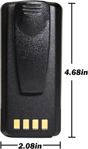 10-Pack PMNN4476A PMNN4476 PMNN4080 CP185 Two-Way Radio Battery 7.4V 2600mAh Li-ion Replacement for Motorola CP100D XIR C1200 CP1200 CP1300 CP1600 CP1660 CP476 EP350 Talkabout Radios+Belt Clip in Saudi Arabia