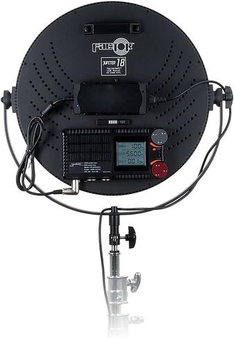 مصباح استوديو Fotodiox Pro Factor Jupiter18 VR-2500ASVL ثنائي اللون قابل للتعتيم - فائق السطوع، احترافي، مزدوج اللون، ضوء LED للصور/الفيديو قابل للتعتيم in Saudi Arabia