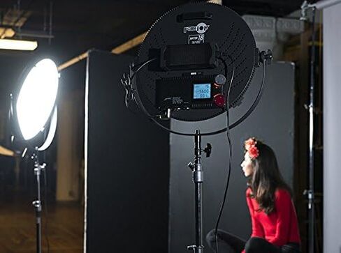 مصباح استوديو Fotodiox Pro Factor Jupiter18 VR-2500ASVL ثنائي اللون قابل للتعتيم - فائق السطوع، احترافي، مزدوج اللون، ضوء LED للصور/الفيديو قابل للتعتيم in Saudi Arabia