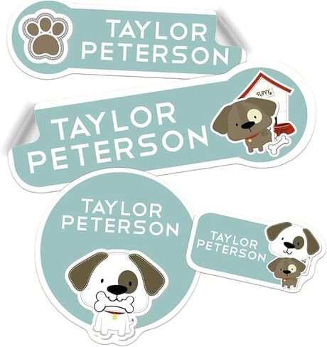 Custom Name Labels for Boys – Waterproof Personalized Stickers for Daycare, School & Summer Camp – No Iron Needed – Diverse Sizes for Bottles, Backpacks, Shoes & More – 90 Ct & 180 Ct (Builder Design) in Saudi Arabia