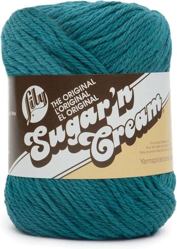مجموعة خيوط Lily Sugar 'n Cream 100% قطن صوفي #4 الوزن (مزيج ليلي 215) in Kuwait