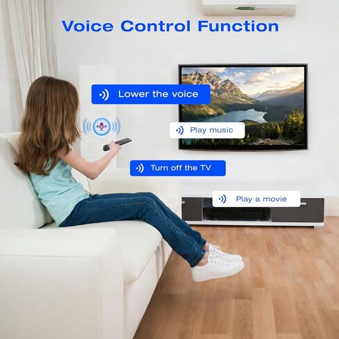 بديل جهاز التحكم عن بعد الصوتي لصندوق التلفزيون V3 Pro V3 Plus V5 Pro، متوافق مع صندوق التلفزيون vSeeBox، جهاز التحكم عن بعد الصوتي الذكي بتقنية البلوتوث in Kuwait