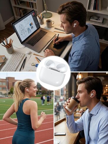 حافظة شحن لاسلكية مع الجيل الثالث من AirPods، حافظة بديلة للجيل الثالث من AirPod مع زر مزامنة بلوتوث (ليست للطرازات الاحترافية)، سماعات الأذن غير متضمنة (منفذ على شكل حرف L) in Kuwait