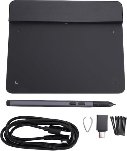 Asixxsix 4x3 Inch Drawing Tablet, T430 Digital Graphic Tablet, 16384 Levels of Pressure Stylus Pen Tablet for Drawing, Writing, Design, Teaching, Work with PC & Mobile in Saudi Arabia