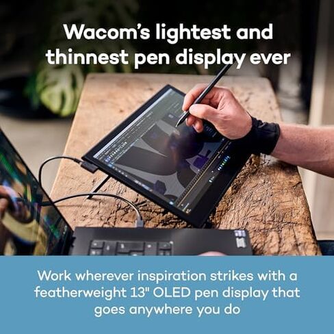 Wacom Movink 13 OLED Touchscreen Drawing Tablet with Wacom Converter kit (Power Adaptor Sold Separately) in Saudi Arabia