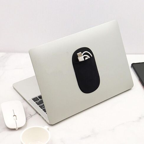 Mouse Holder for Laptop - Reusable Adhesive Slim Mouse Holder Case for Magic,Elastic - for Wireless No Glue Residues Compatible with Tablet or Laptop in Saudi Arabia