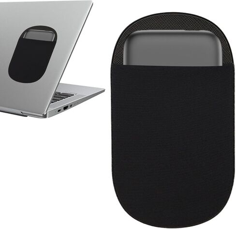 Mouse Holder for Laptop - Reusable Adhesive Slim Mouse Holder Case for Magic,Elastic - for Wireless No Glue Residues Compatible with Tablet or Laptop in Saudi Arabia