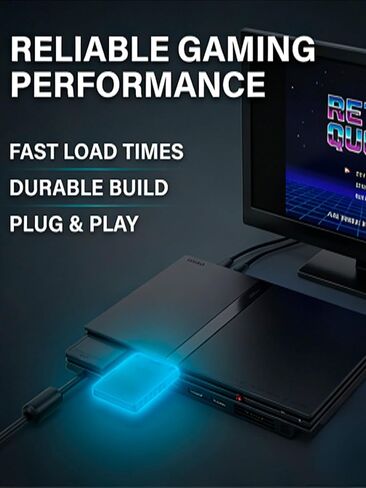 KooingTech PS2 Memory Card 128MB, Plug and Play Memory Card PS2, High Speed Memory Cards for All Versions of PS2, Including Standard Edition and Ultra Thin Edition in Saudi Arabia