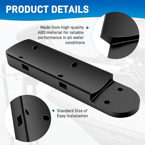 JERBOR Upgraded ABS Plastic Transducer Mounting Plate Fit for Lowrance Active Imaging 3-in-1 Minn Kota Transducer Mount Waterproof in Kuwait
