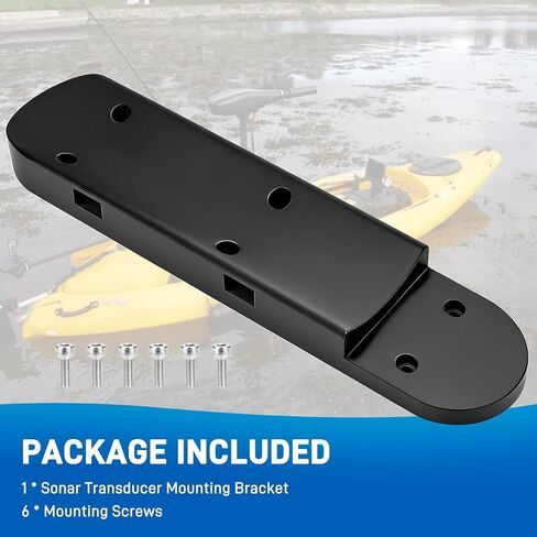 JERBOR Upgraded ABS Plastic Transducer Mounting Plate Fit for Lowrance Active Imaging 3-in-1 Minn Kota Transducer Mount Waterproof in Kuwait