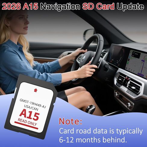 أحدث بطاقة SD للملاحة A15 لعام 2026 لسيارة Ford/Lincoln، متوافقة مع F-150 Explorer Expedition Fusion Edge Escape MKC MKZ MKX Sync 2، تحديث خرائط بطاقة SD للملاحة في الولايات المتحدة الأمريكية/كندا، GM5T-19H449-AJ in Kuwait