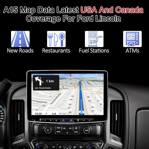أحدث بطاقة SD للملاحة A15 لعام 2026 لسيارة Ford/Lincoln، متوافقة مع F-150 Explorer Expedition Fusion Edge Escape MKC MKZ MKX Sync 2، تحديث خرائط بطاقة SD للملاحة في الولايات المتحدة الأمريكية/كندا، GM5T-19H449-AJ in Kuwait