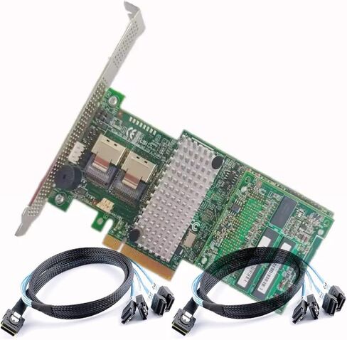 9270-8i 6Gb/s PCI Express 3.0 RAID Controller External Eight-Port Network Card Used +2 * 8087(9270-8i) in Saudi Arabia