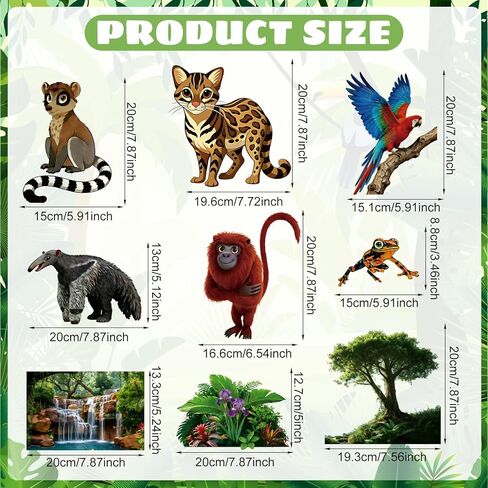 9 Pcs Vbs 2025 Nature Decorative Painting Decor Cardboard Stickers Insect Leaf Honey Plant Stickers Decor for Bulletin Board Wall DIY Decoration Party Supplies in Saudi Arabia