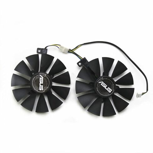Bestparts NEW Video Graphics Card Cooling Fan Replacement for ASUS Dual GeForce GTX1070-O8G in Saudi Arabia