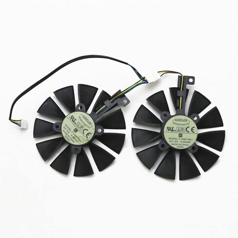 Bestparts NEW Video Graphics Card Cooling Fan Replacement for ASUS Dual GeForce GTX1070-O8G in Saudi Arabia