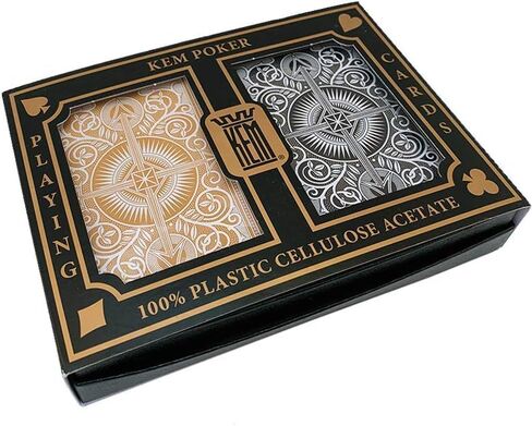 KEM يلعب أوراق السهم الأسود والذهبي بجسر جسر Jumbo Index Praiting ، Arrow Black/Gold ، 1017402 in Saudi Arabia