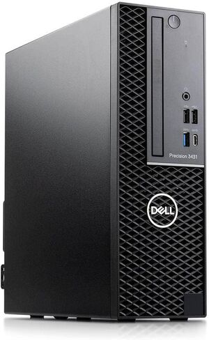 كمبيوتر سطح المكتب Dell Precision 3431 SFF، كمبيوتر محطة العمل Hexa-Core i5-9500 من الجيل التاسع، 8 جيجابايت DDR4، 256 جيجابايت SSD، لوحة مفاتيح وماوس، WiFi، BT، Windows 11 Pro (متجدد) in Kuwait