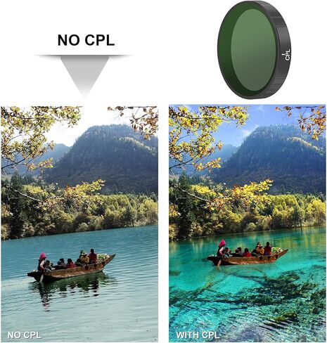 SOONSUN ND Filter Kit for DJI Osmo Action 6 – 4-Pack ND8/16/32/CPL Snap-On Lens Filters with HD Glass for Motion Blur Effects & Glare Reduction in Saudi Arabia