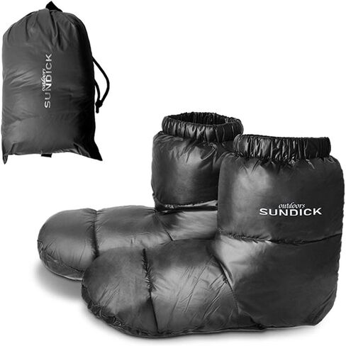 Lixada Outdoors Camping Slippers Warm Socks for Sleeping Bag Indoors Warm Boots Men Women Winter Duck Down Booties Slipper Boots in Saudi Arabia