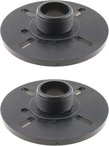 TAODAN 2PCS 100mm أسود ABS البلاستيك الخارجي محول مكبر الصوت مناسبة لتوصيل برامج التشغيل عالية التردد ومكبرات الصوت المرحلة المحملة in Saudi Arabia