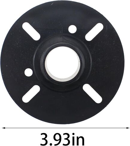 TAODAN 2PCS 100mm أسود ABS البلاستيك الخارجي محول مكبر الصوت مناسبة لتوصيل برامج التشغيل عالية التردد ومكبرات الصوت المرحلة المحملة in Saudi Arabia
