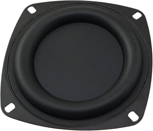 2PCS 4 Inch Woofer Diaphragm Iron Rubber Composite Diaphragm 4.1x4.5 inch Passive Radiator Membrane Speaker Audio DIY Repair Replacement Parts for Audio Systems in Saudi Arabia