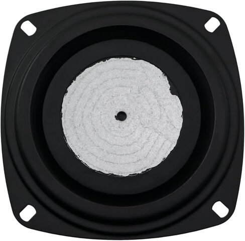 2PCS 4 Inch Woofer Diaphragm Iron Rubber Composite Diaphragm 4.1x4.5 inch Passive Radiator Membrane Speaker Audio DIY Repair Replacement Parts for Audio Systems in Saudi Arabia
