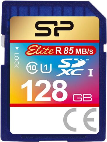 Silicon Power 128GB SDXC R85MB/s C10 UHS-1 Elite Memory Card (SP128GBSDXAU1V10) in Saudi Arabia