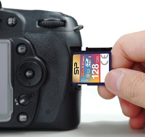 Silicon Power 128GB SDXC R85MB/s C10 UHS-1 Elite Memory Card (SP128GBSDXAU1V10) in Saudi Arabia
