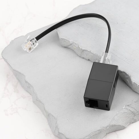 2 قطعة RJ45 (8P8C) أنثى إلى RJ11 (6P4C) كابل محول ذكر لتوصيل الهواتف التناظرية من خلال كابل إيثرنت in Kuwait