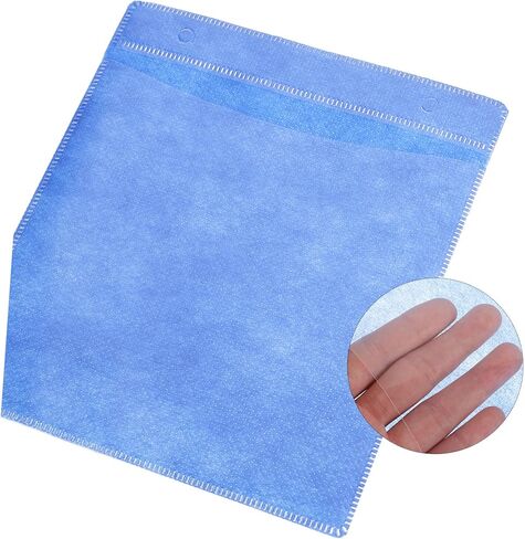 SHINEOFI 200pcs CD DVD Plastic Storage Sleeves 12cm Media Organizer Holders for Car Home Office Travel Random Color in Saudi Arabia