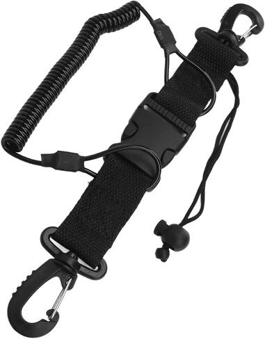 SUNGOOYUE Spring Coiled Lanyard for Cameras Spring Coiled Anti Lost Lanyard, Nylon Durable Camera Underwater Gear Strap for Outdoor Climbing Hiking Diving Other Mountaineering Equipment in Saudi Arabia